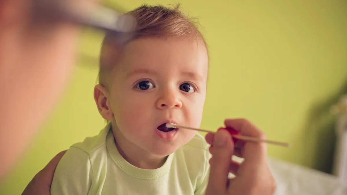 DNA paternity test mouth swab