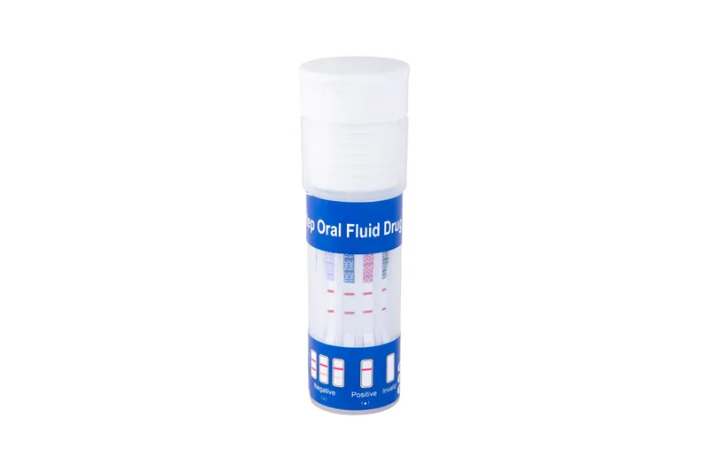 Saliva drug test kit activated