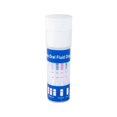 Saliva drug test kit activated